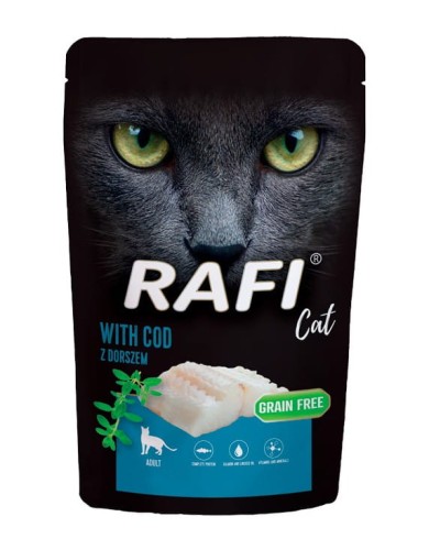 RAFI Cat mokra karma dla kota z dorszem - pasztet 100g