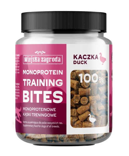 WIEJSKA ZAGRODA Przysmak dla psa Treningowa Kaczka kąski monoproteinowe 150g
