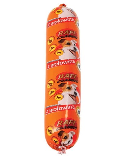 RAFI Classic Mokra karma dla psa z wołowiną baton 1000g