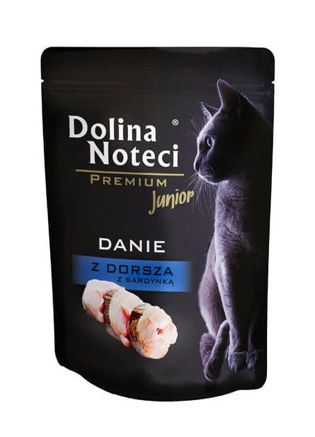 DOLINA NOTECI PREMIUM Mokra karma dla kota JUNIOR DANIE 20x85g