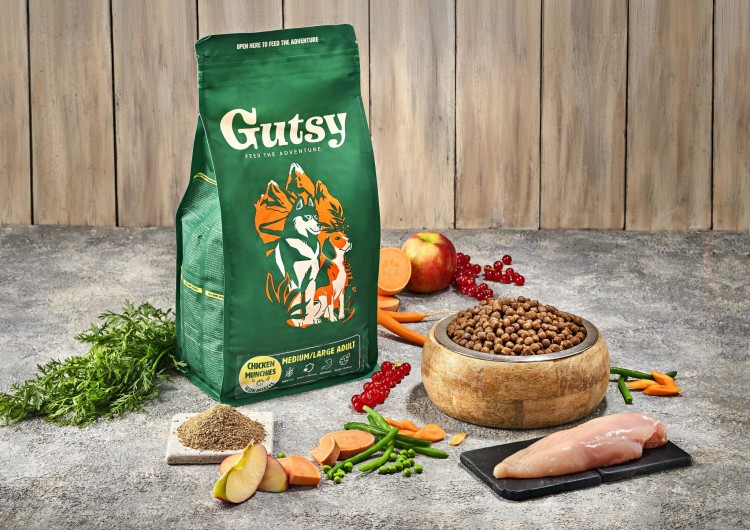 GUTSY Naturalna sucha karma dla psów dużych ras Chicken&Insect 6kg