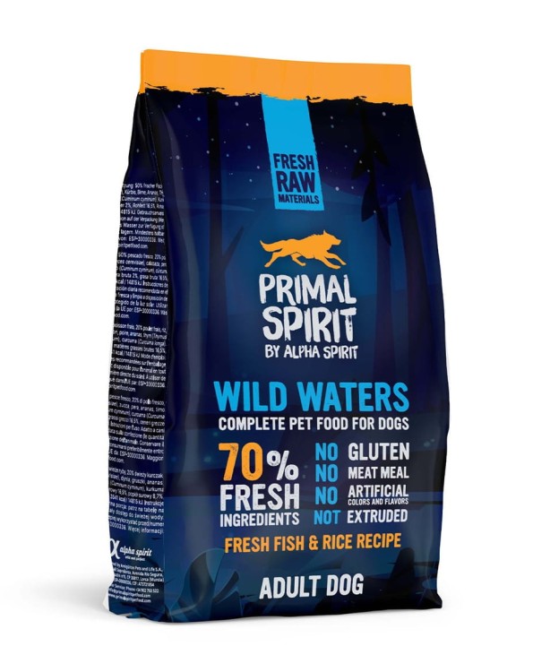 PRIMAL SPIRIT Karma sucha dla psa Wild Waters 1kg RYBY KURCZAK RYŻ