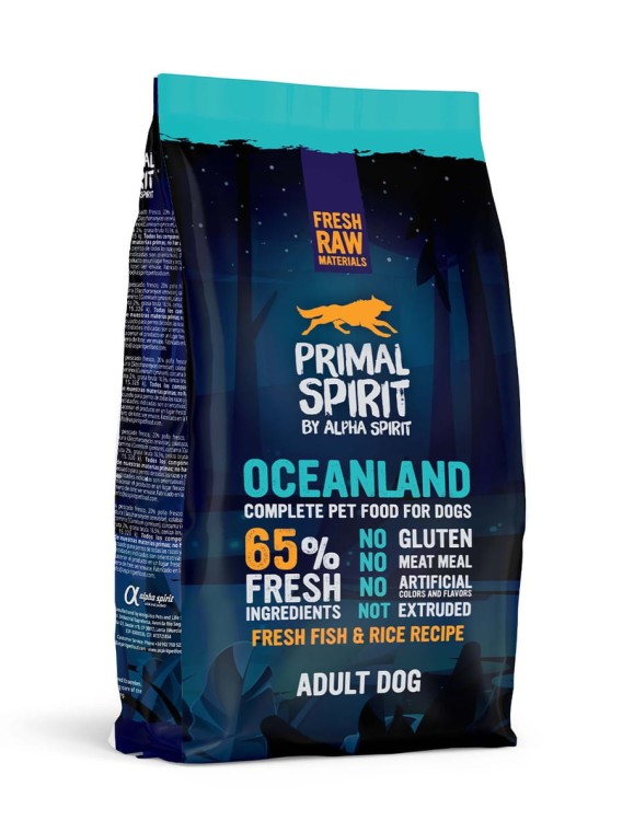 PRIMAL SPIRIT Karma sucha dla psa Oceanland 1kg RYBY KURCZAK DYNIA
