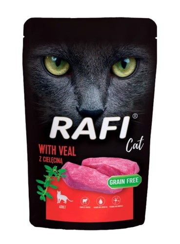 RAFI mokra karma dla kota MIX smaków 24x100g BEZZBOŻOWA Dolina Noteci