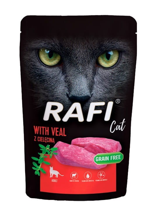 RAFI mokra karma dla kota MIX smaków 24x100g BEZZBOŻOWA Dolina Noteci