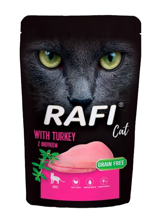 RAFI mokra karma dla kota MIX smaków 12x100g BEZZBOŻOWA Dolina Noteci