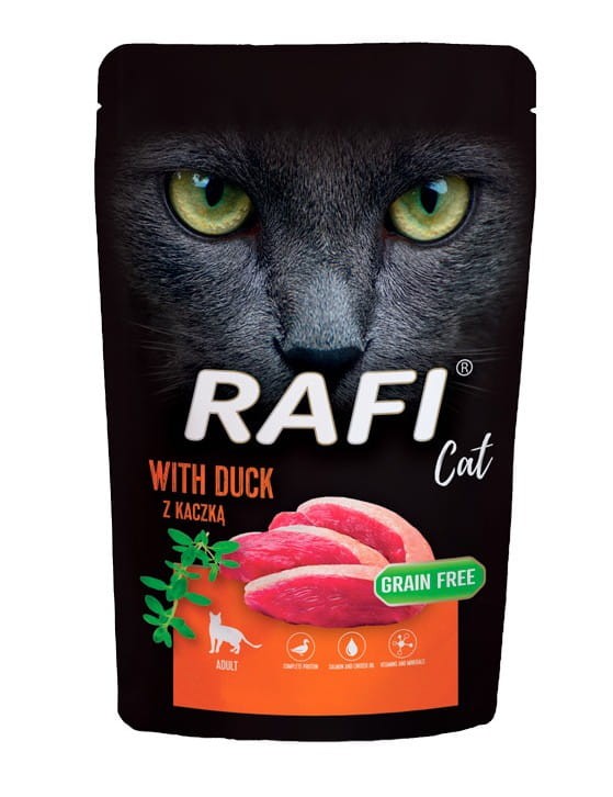 RAFI mokra karma dla kota MIX 5 smaków 20x100g BEZZBOŻOWA Dolina Noteci