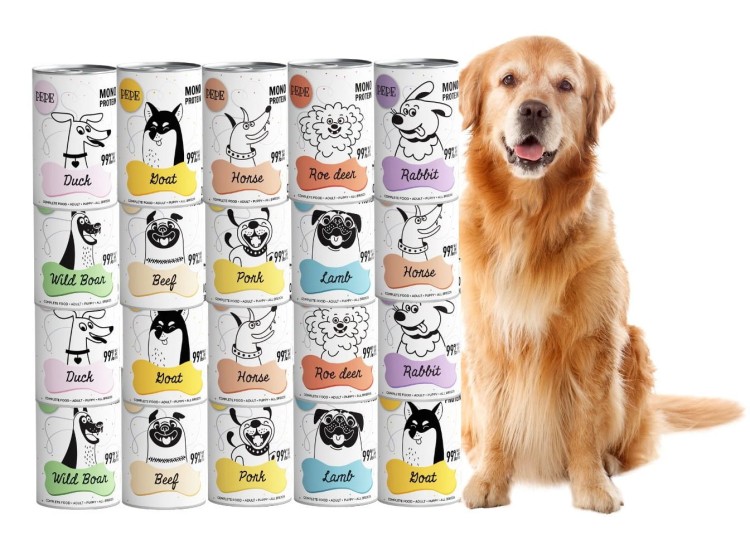 PEPE mokra karma dla psa MIX SMAKÓW 20x400g Monoproteinowa