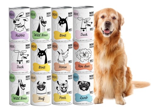 PEPE mokra karma dla psa MIX SMAKÓW 12x400g Monoproteinowa