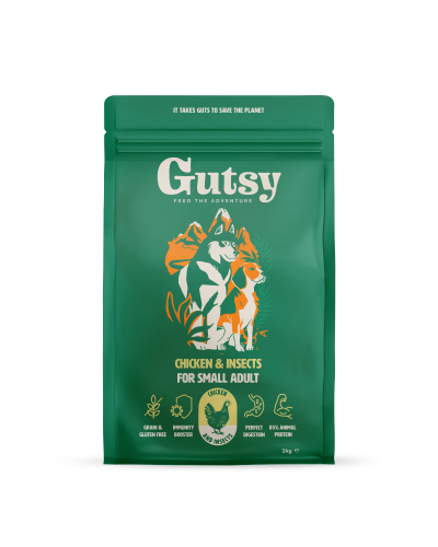 GUTSY Naturalna sucha karma dla psów MIX 2x2kg MAŁE RASY