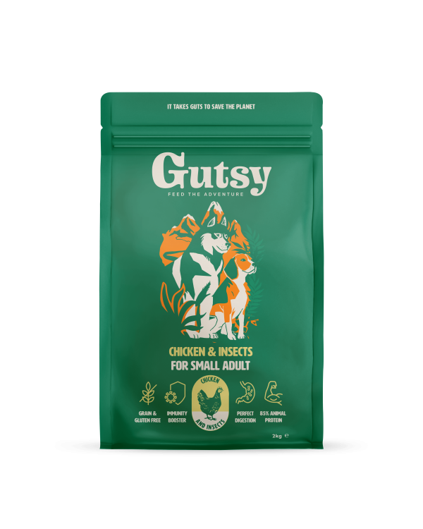 GUTSY Naturalna sucha karma dla psów MIX 2x2kg MAŁE RASY