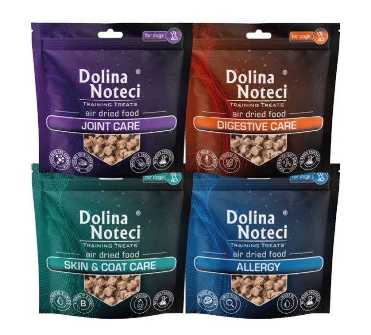 DOLINA NOTECI Training Treats przysmaki treningowe dla psa MIX SMAKÓW  4x130g