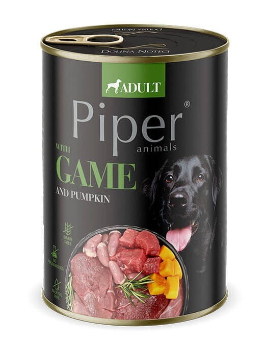 PIPER Adult mokra karma dla psa MIX SMAKÓW 24x400g Dolina Noteci