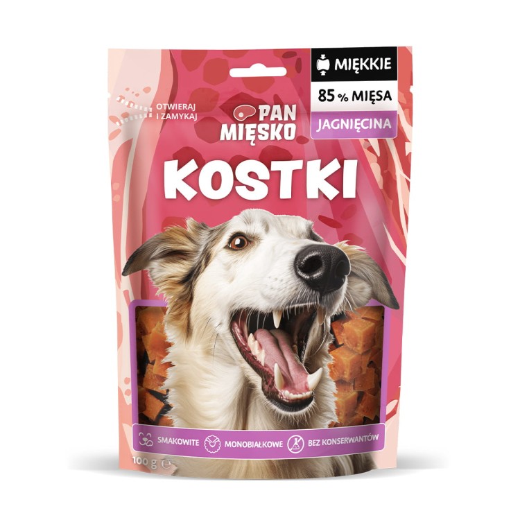 PAN MIĘSKO Naturalne Przysmaki dla psa MIX 12x100g MONOBIAŁKOWE