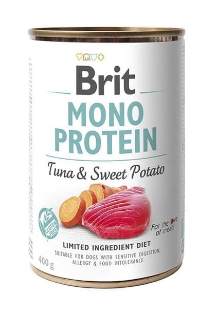BRIT Mono Protein Tuna&Sweet Potato mokra karma Tuńczyk i batat 12x400g