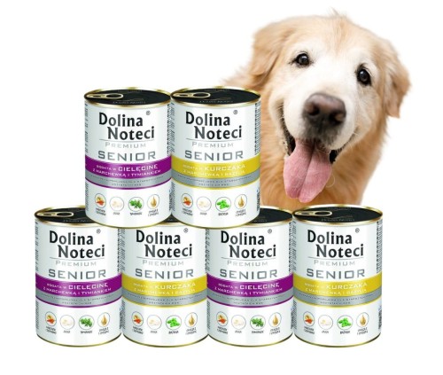 DOLINA NOTECI PREMIUM Senior MIX SMAKÓW 6x400g BEZ ZBÓŻ