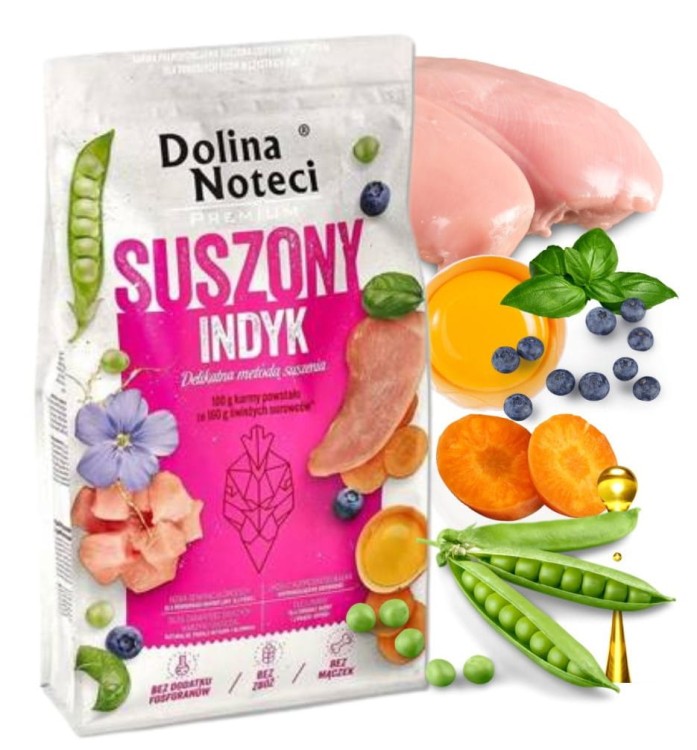 DOLINA NOTECI PREMIUM SUSZONA karma dla psa INDYK 9kg