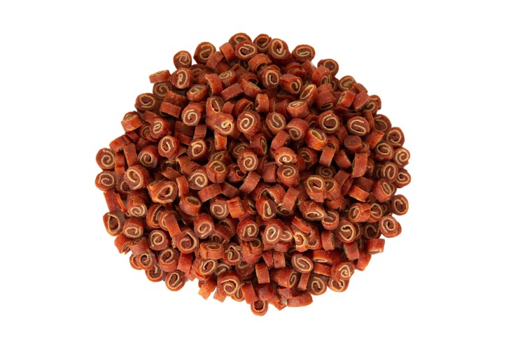 MięsoŁaki MINI Rollsy kaczka z rybą 1cm Przysmak dla psa 500g