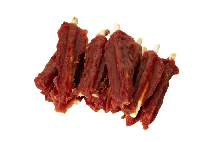 MięsoŁaki Miękkie Filety z kaczki na patyku Przysmak dla psa 500g