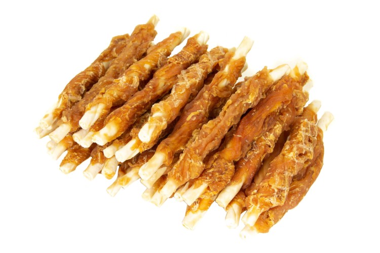 MięsoŁaki Pałeczki owinięte mięsem z kurczaka Przysmak dla psa 500g