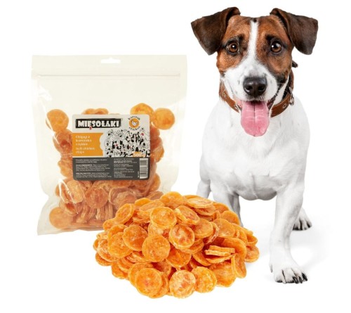 MięsoŁaki Miękkie Chipsy z kurczaka Przysmak dla psa 500g