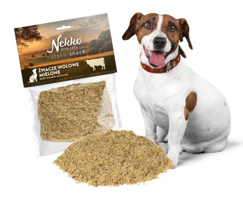 NEKKO Naturalny Przysmak dla psa Mielone Żwacze wołowe 100g