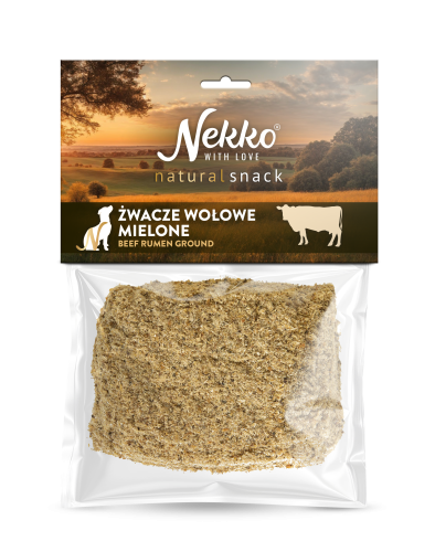 NEKKO Naturalny Przysmak dla psa Mielone Żwacze wołowe 100g