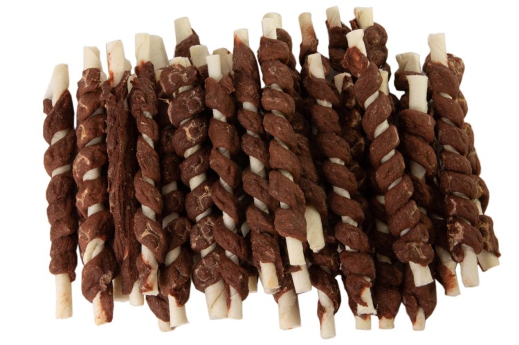 NEKKO Przysmak dla psa Pałeczki owinięte wołowiną 500g