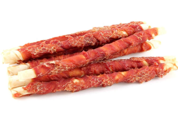 NEKKO Przysmak dla psa Pałki owinięte kaczką 28cm 500g