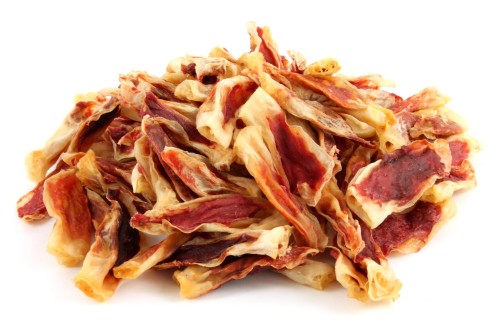 NEKKO Przysmak dla psa Białe ucho królika z kaczką 500g