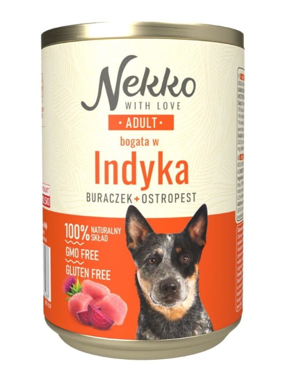 NEKKO Adult mokra karma dla psa MIX SMAKÓW 7x400g