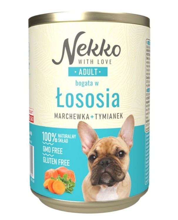 NEKKO Adult mokra karma dla psa MIX SMAKÓW 12x400g