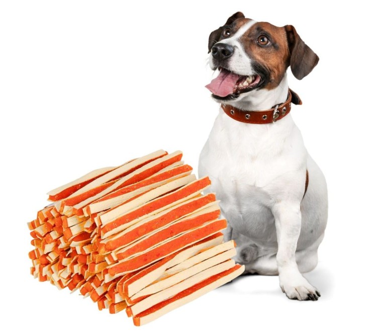 HILTON Miękkie paski z kurczaka Sandwich Przysmak dla psa 500g