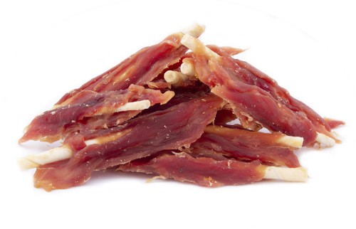 HILTON Pierś z kaczki na patyku Przysmak dla psa 500g Smaczna Przekąska