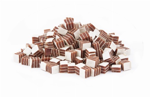 HILTON Miękkie kawałki Sandwiche z jagnięciny i ryby Przysmak dla psa 500g