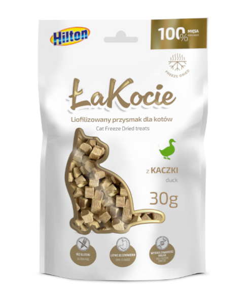HILTON liofilizowany przysmak dla kota z kaczki 30g