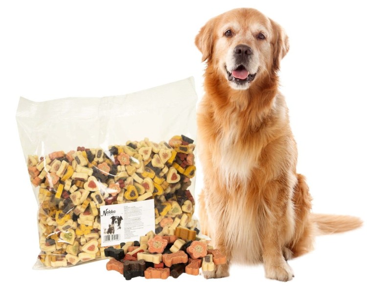 NEKKO Przysmaki mięsne Candy Mix Soft Kostki 1kg Smaczki Treserki