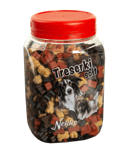 NEKKO Przysmaki Soft Kostki MINI dla psa MIX Treserki 300g