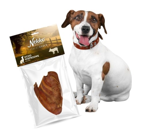 NEKKO Naturalny Przysmak dla psa Ucho wieprzowe 1szt. Smakołyk