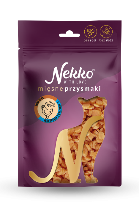 NEKKO Przysmak dla kota Mini Stek z tuńczyka z kurczakiem 50g