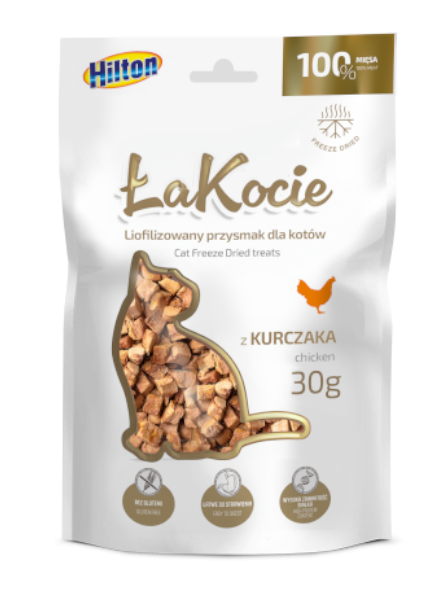 HILTON liofilizowany przysmak dla kota z kurczaka 30g