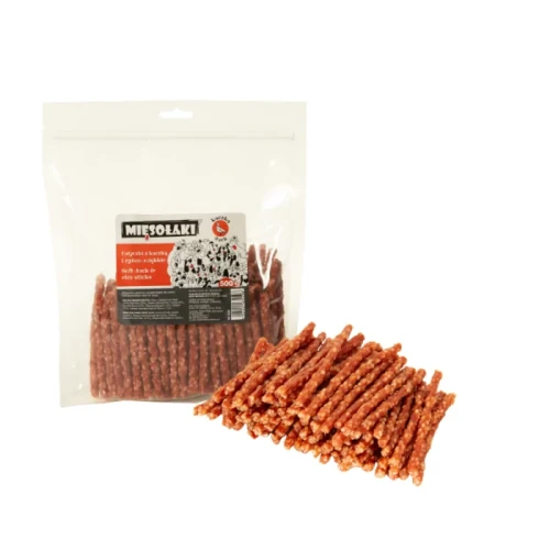 Przysmak dla psa Miękkie Patyczki z kaczką i ryżem 500g Mięsołaki Smaczek