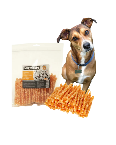 Przysmak dla psa Miękki Patyczki z kurczakiem i ryżem 500g Mięsołaki Smaczek