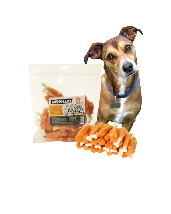 Przysmak dla psa Miękkie UDKA Z KURCZAKA 500g Mięsołaki SMACZKI