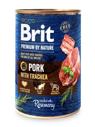 BRIT Premium By Nature Pork mokra karma dla psa z wieprzowiną 400g