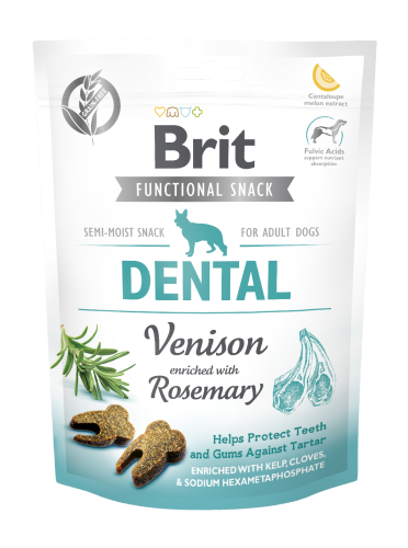 BRIT Dental Przysmak dla psa Dziczyzna z Rozmarynem SNACK 150g