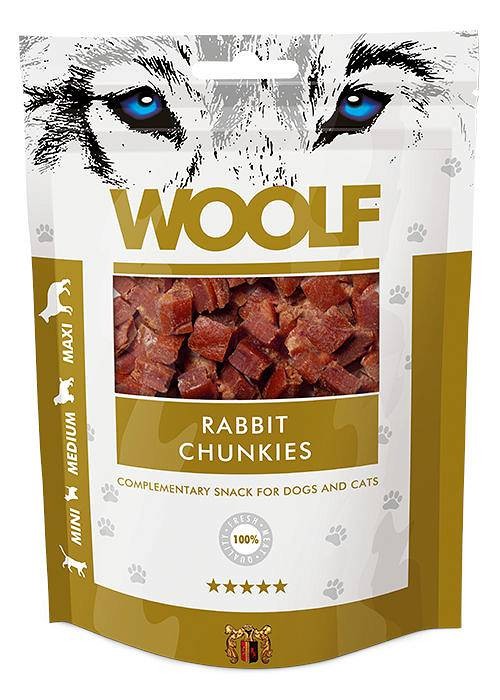 WOOLF Smaczki z Królika Przysmak dla psa 100g Gryzaki, Smakołyki