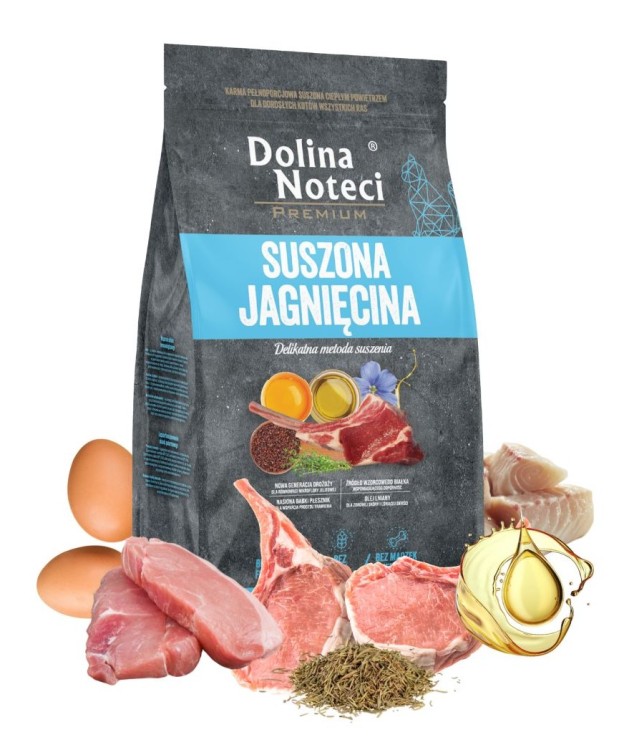 DOLINA NOTECI PREMIUM karma suszona dla kota smak jagnięcina 2kg