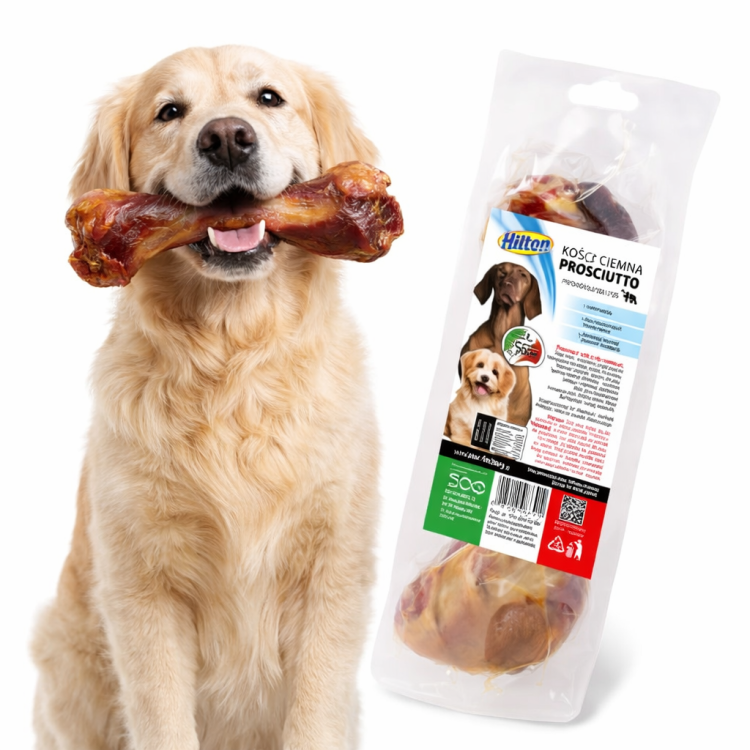 HILTON Kość z szynki prosciutto dla psa GRYZAK PRZYSMAK