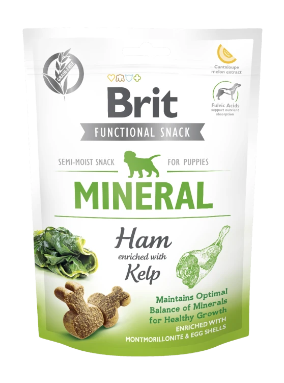 Przysmak dla szczeniąt BRIT Functional Snak Mineral Ham PUPPY 150g